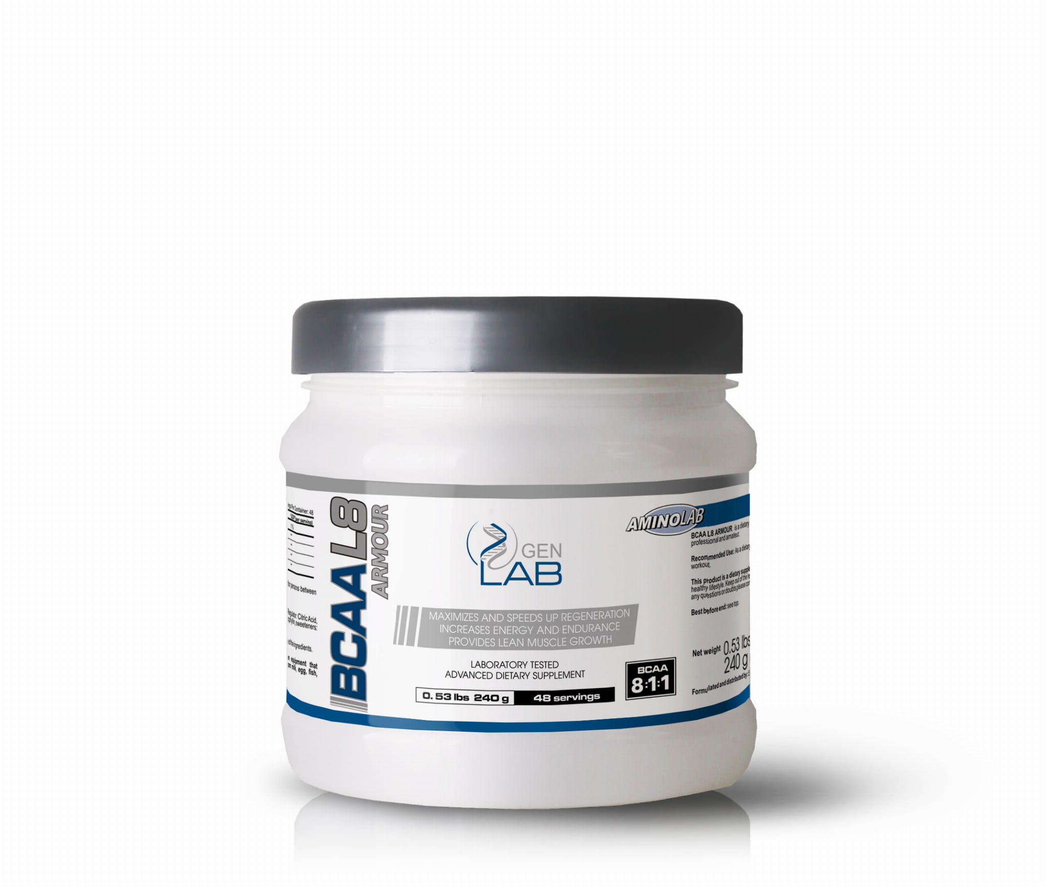 GENLAB BCAA 8:1:1 L8 ARMOUR 240G