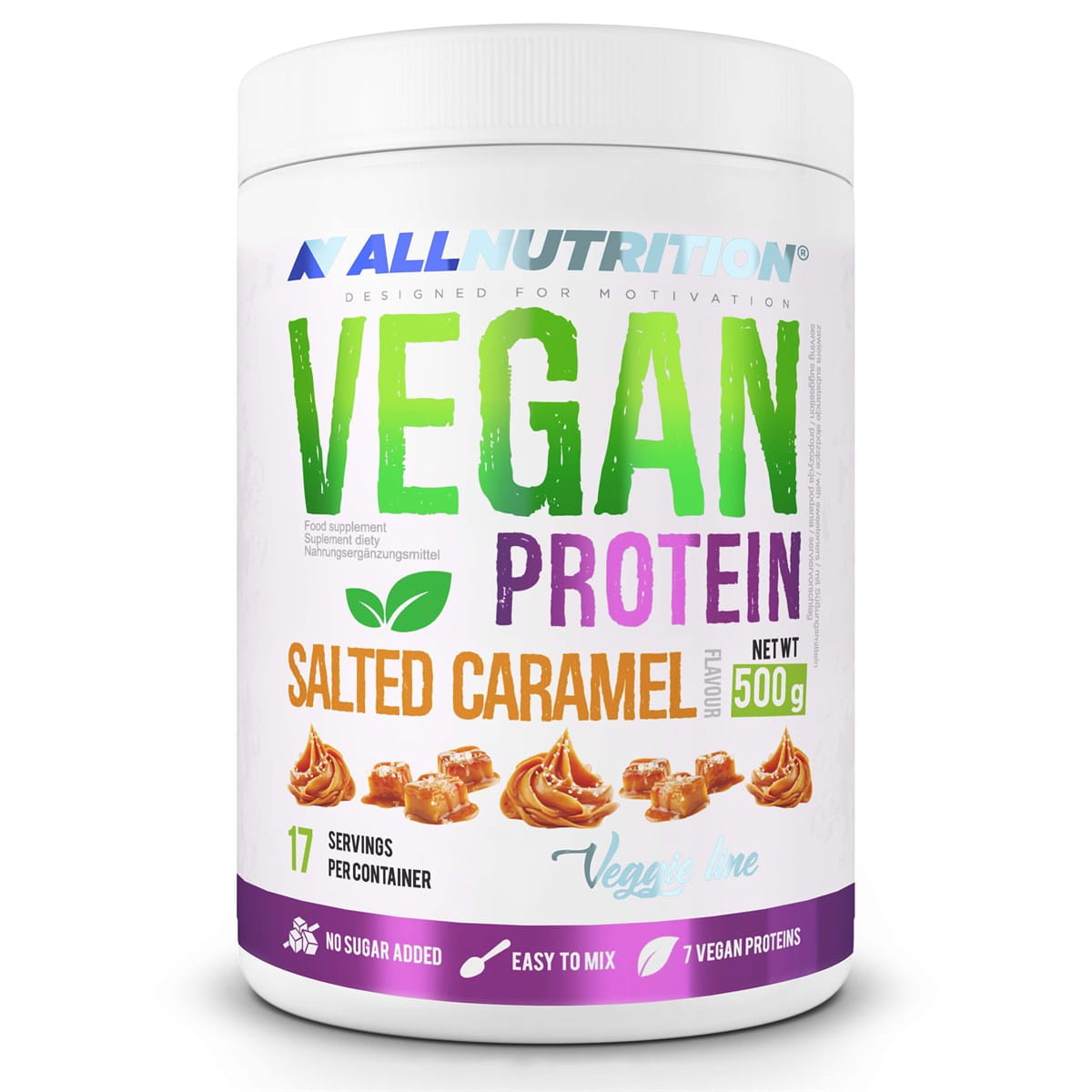 ALLNUTRITION VEGAN PROTEIN 500G - obrazek 2