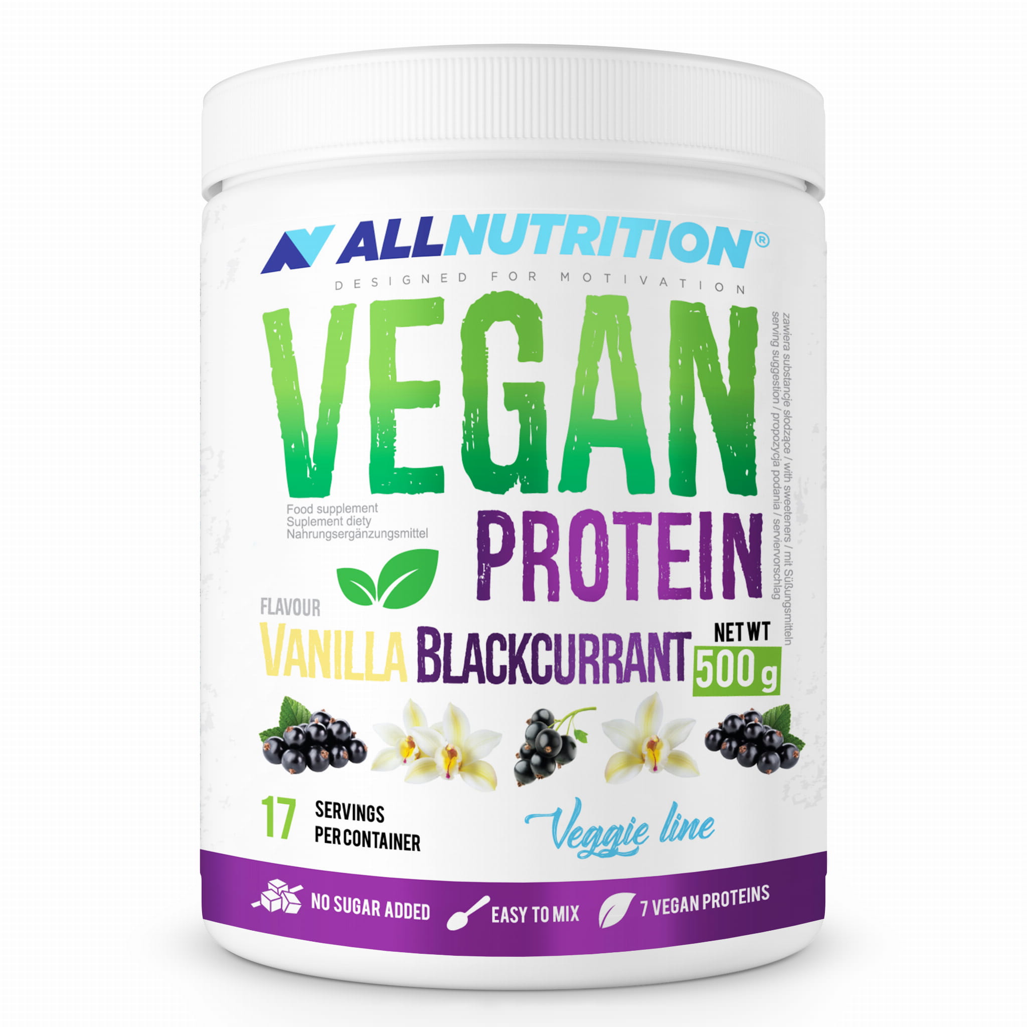 ALLNUTRITION VEGAN PROTEIN 500G - obrazek 3