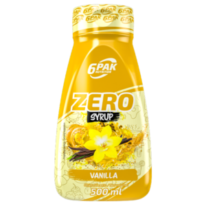 6PAK ZERO SYRUP 500ML VANILLA