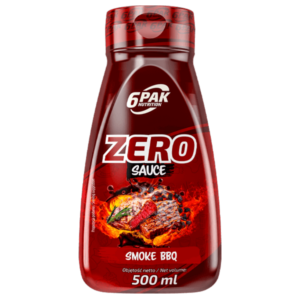 6PAK ZERO SAUCE SMOKE BBQ 500ML