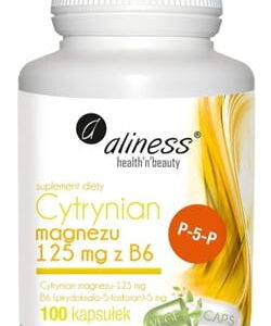 ALINESS CYTRYNIAN MAGNEZU 125MG (P5P) 100 Kapsułek