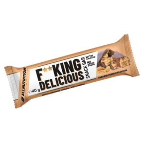 ALLNUTRITION FITKING DELICIOUS SNACK BAR 40g - CARMEL PEANUT