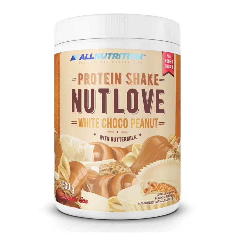 ALLNUTRITION NUTLOVE PROTEIN SHAKE 630G - WHITE CHOCO PEANUT