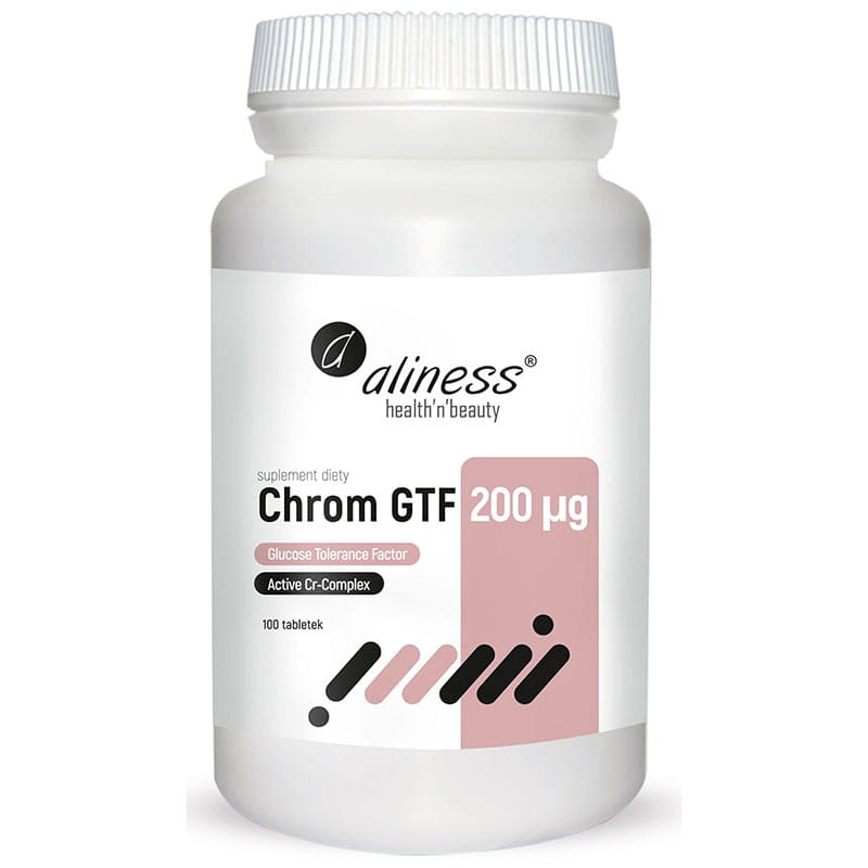 ALINESS Chrom GTF Active Cr-Complex 200 µg 100 tabletek