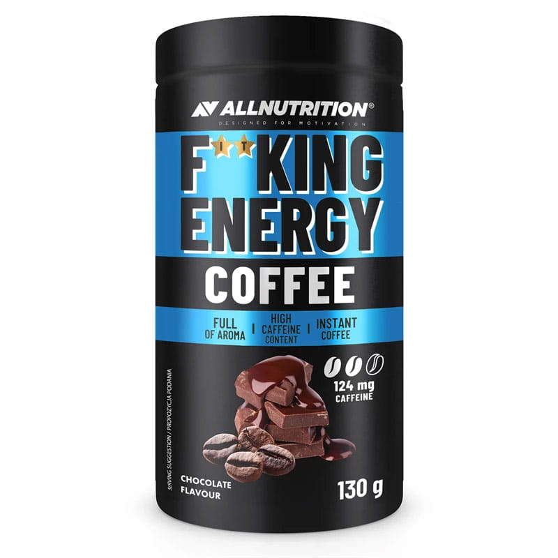FITKING ENERGY COFFEE CHOCOLATE 124mg / 130g - aromatyczna kawa rozpuszczalna