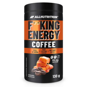 FITKING ENERGY COFFEE CARAMEL 124mg / 130g - aromatyczna kawa rozpuszczalna