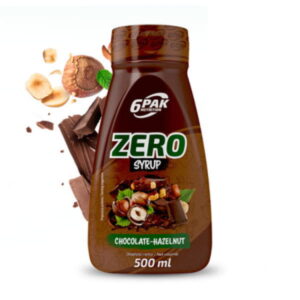 6PAK ZERO SYRUP 500ML CHOCOLATE-HAZELNUT