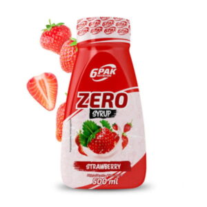 6PAK ZERO SYRUP 500ML STRAWBERRY