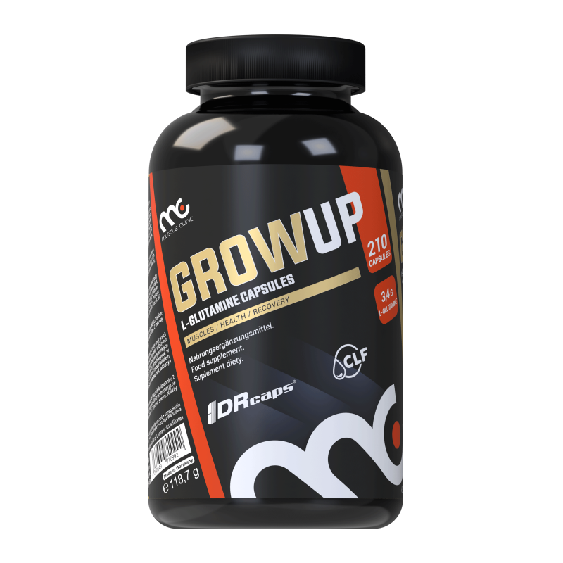 MUSCLE CLINIC GROW UP GLUTAMINA 210 Kapsułek