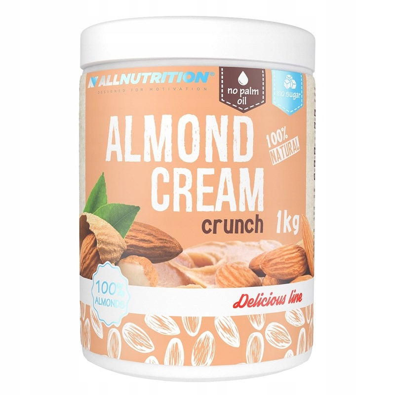 ALLNUTRITION ALMOND CREAM 1KG CRUNCH