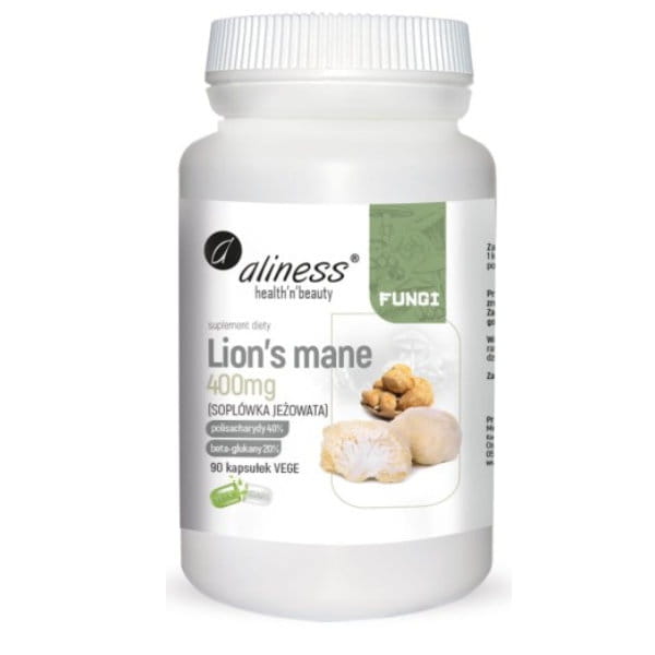 ALINESS LION'S MANE 400MG 90 Kapsułek