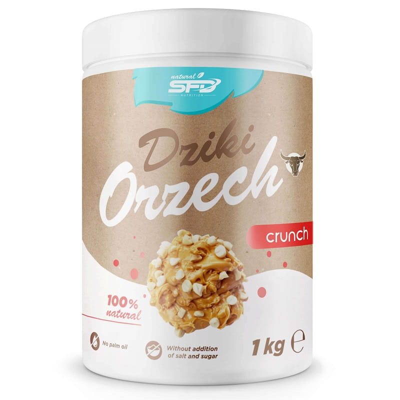 SFD DZIKI ORZECH 1KG CRUNCH - masło orzechowe