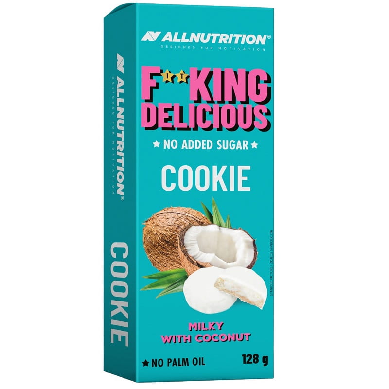 ALLNUTRITION F.DELICIOUS COOKIE 128G - MILKY WITH COCONUT