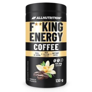 FITKING ENERGY COFFEE VANILLA 124mg / 130g - aromatyczna kawa rozpuszczalna