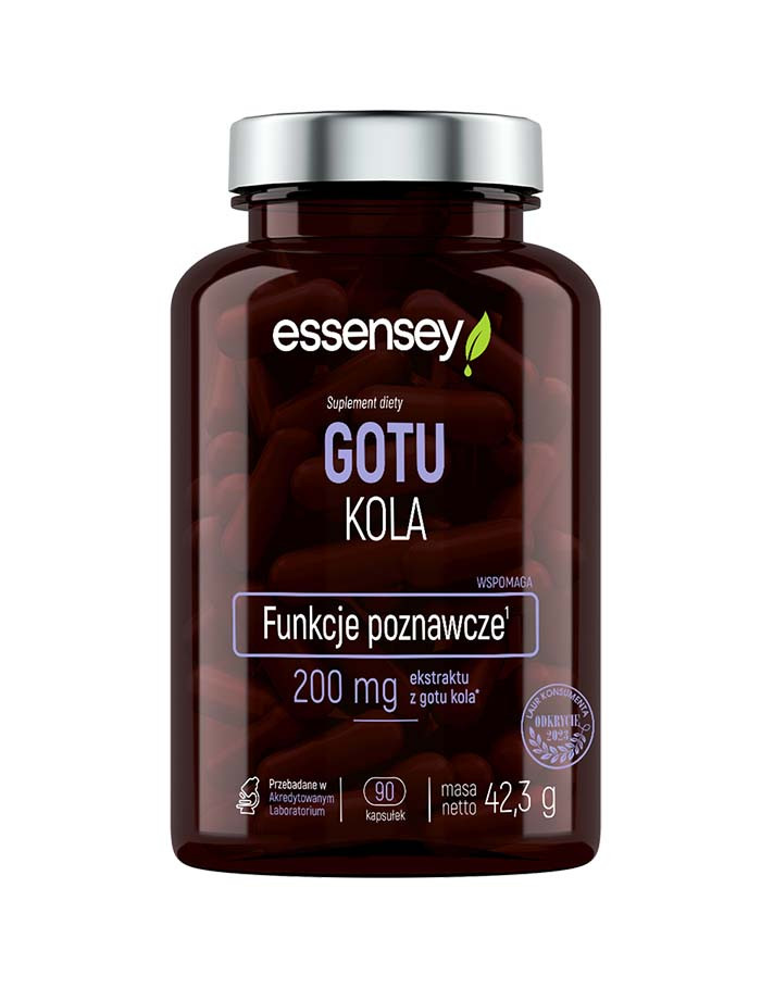 Essensey Gotu Kola Wąkrotka azjatycka 90 kapsułek