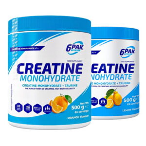 6PAK CREATINE MONOHYDRATE 500g