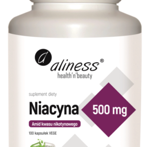 ALINESS NIACYNA Amid kwasu nikotynowego 500MG 100 kapsułek