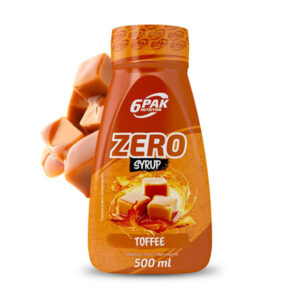 Syrop Bez Cukru 6PAK Zero Syrup 500ml Toffee
