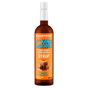 Syrop Bez Cukru Allnutrition F.Delicious Syrup Zero 490ml Toffee