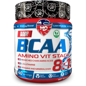MLO BCAA Amino Vit Stack 8:1:1 454g – Aminokwasy z L-Glutaminą i Kompleks Witamin