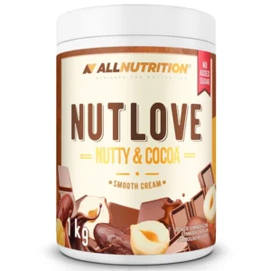 Krem Orzechowo-Kakaowy Allnutrition Nutlove Nutty & Cocoa 1kg Smooth Bez Dodatku Cukru