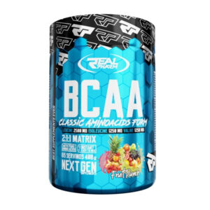Aminokwasy Real Pharm BCAA Instant 400g Proszek Wysoka Zawartość BCAA