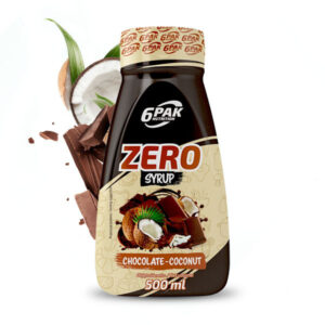 Syrop 6PAK ZERO 500ml zero kalorii Czekolada - Kokos
