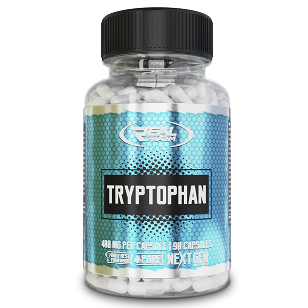 Tryptofan Real Pharm L-Tryptophan 90 kapsułek Wsparcie Nastroju i Snu