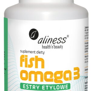 Kwasy Omega-3 Aliness Fish Omega 3 Forte 60 Kapsułek Wsparcie Pracy Serca
