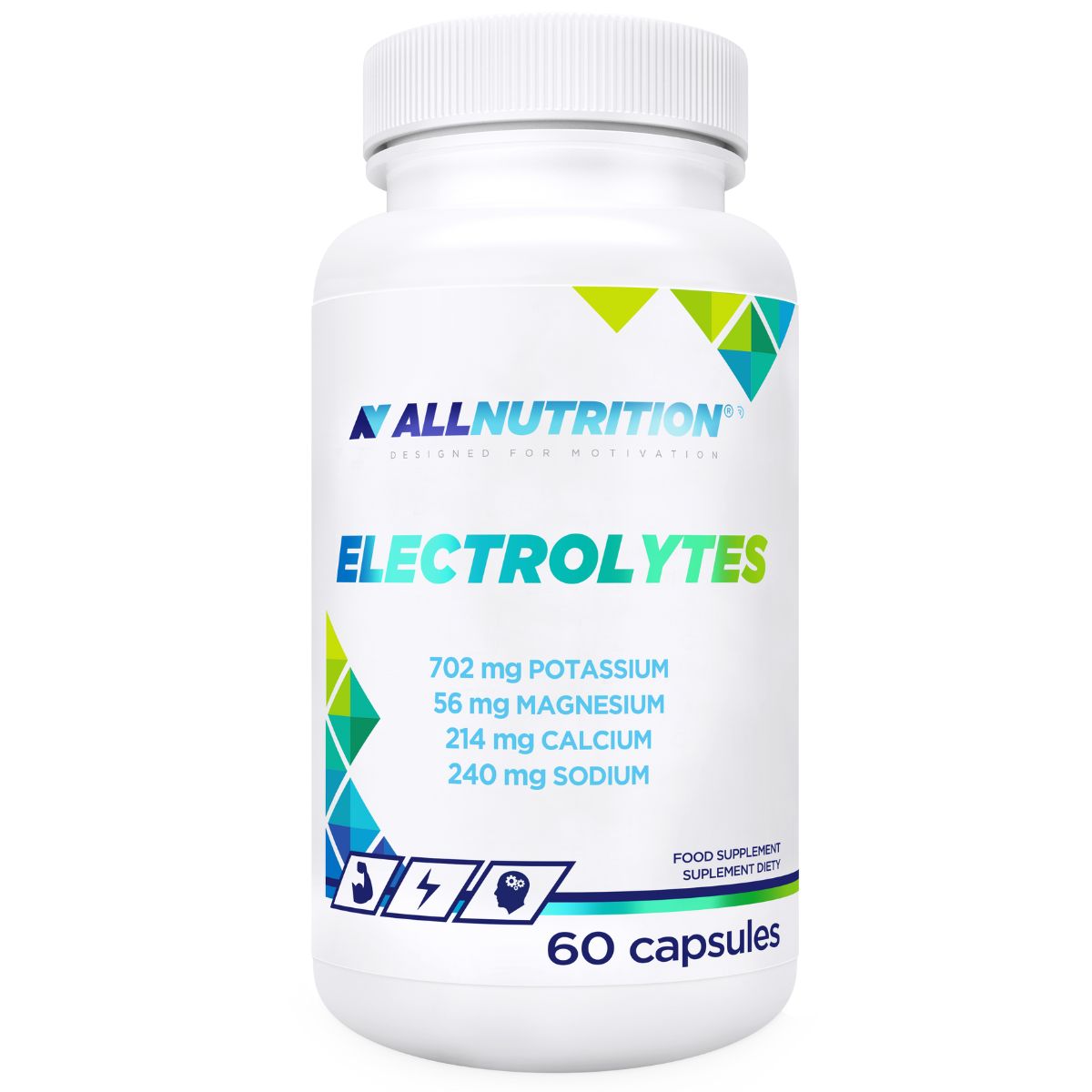 Elektrolity Allnutrition Electrolytes 60 kapsułek Redukcja Zmęczenia