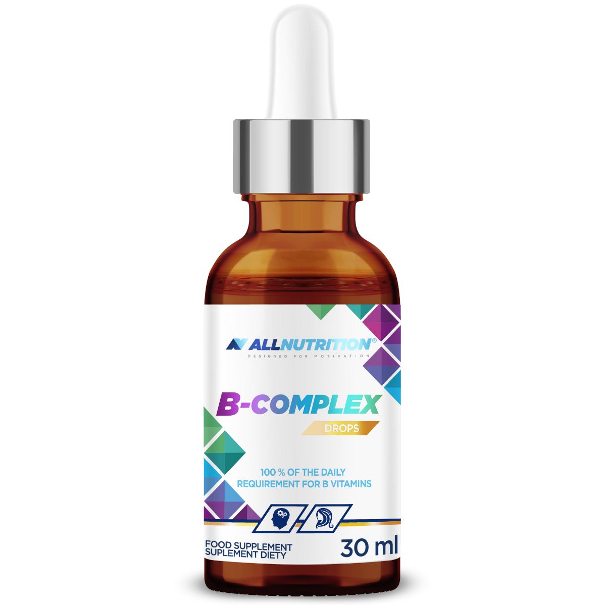 Witamina B Complex Allnutrition B‑Complex Drops 30 ml Krople