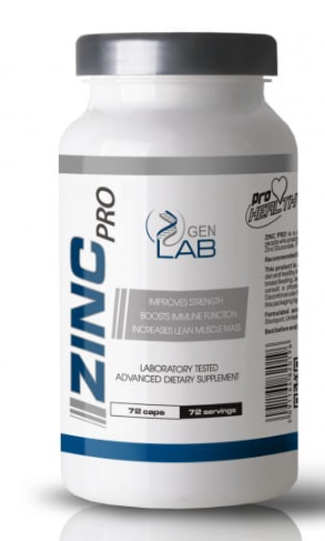 GenLab Zinc Pro 72 kapsułki Glukonian Cynku 15 mg Wsparcie Odporności