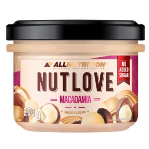Allnutrition Nutlove Macadamia Smooth Cream 200 g Krem Orzechowy Bez Cukru
