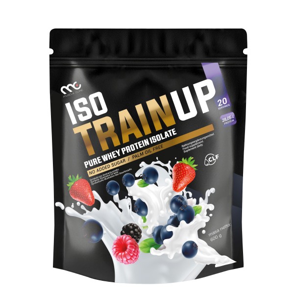 Odżywka Białkowa Muscle Clinic ISO TrainUp 600g Proszek Budowa i Regeneracja Mięśni - obrazek 13
