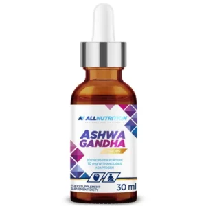Ashwagandha (Żeń-Szeń Indyjski) Allnutrition 30ml Płyn Redukcja Stresu