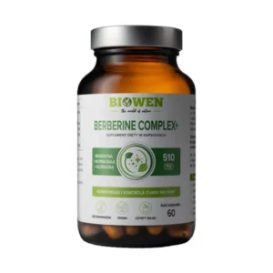 Berberyna Biowen Berberine Complex+ 510mg 60 kapsułek Wsparcie Gospodarki Cukrowej