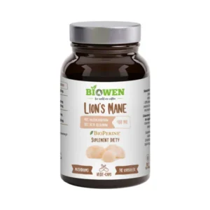 Lion’s Mane Biowen 400mg 90 kapsułek Wsparcie Koncentracji i Pamięci