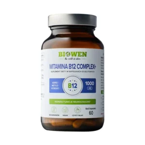 Witaminy Biowen Vitamin B12 Complex+ 60 kapsułek Wsparcie Odporności i Energi