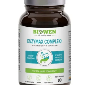 Enzymy Trawienne Biowen Enzymax Complex 90 kapsułek