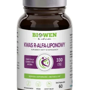 Kwas Alfa Liponowy Biowen R-Alfa-Liponowy 60 kapsułek