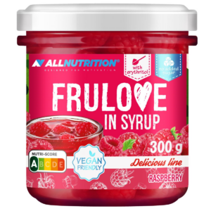 Owoce w Żelu Allnutrition Frulove In Syrup 300g Malinowy