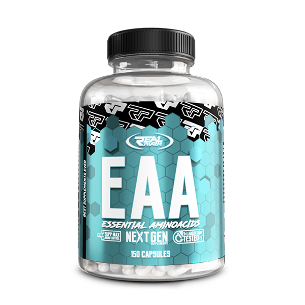 Real Pharm EAA 150 kapsułek Wsparcie Syntezy Białek