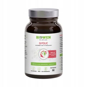 Kwas foliowy Biowen Q-Folic 600 µg 90 kapsułek