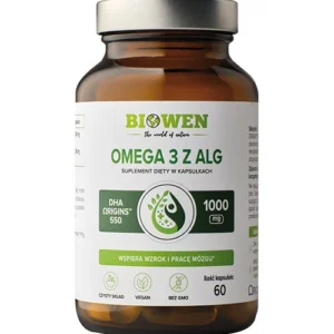Kwasy Omega-3 Biowen z alg 1000mg 60 kapsułek
